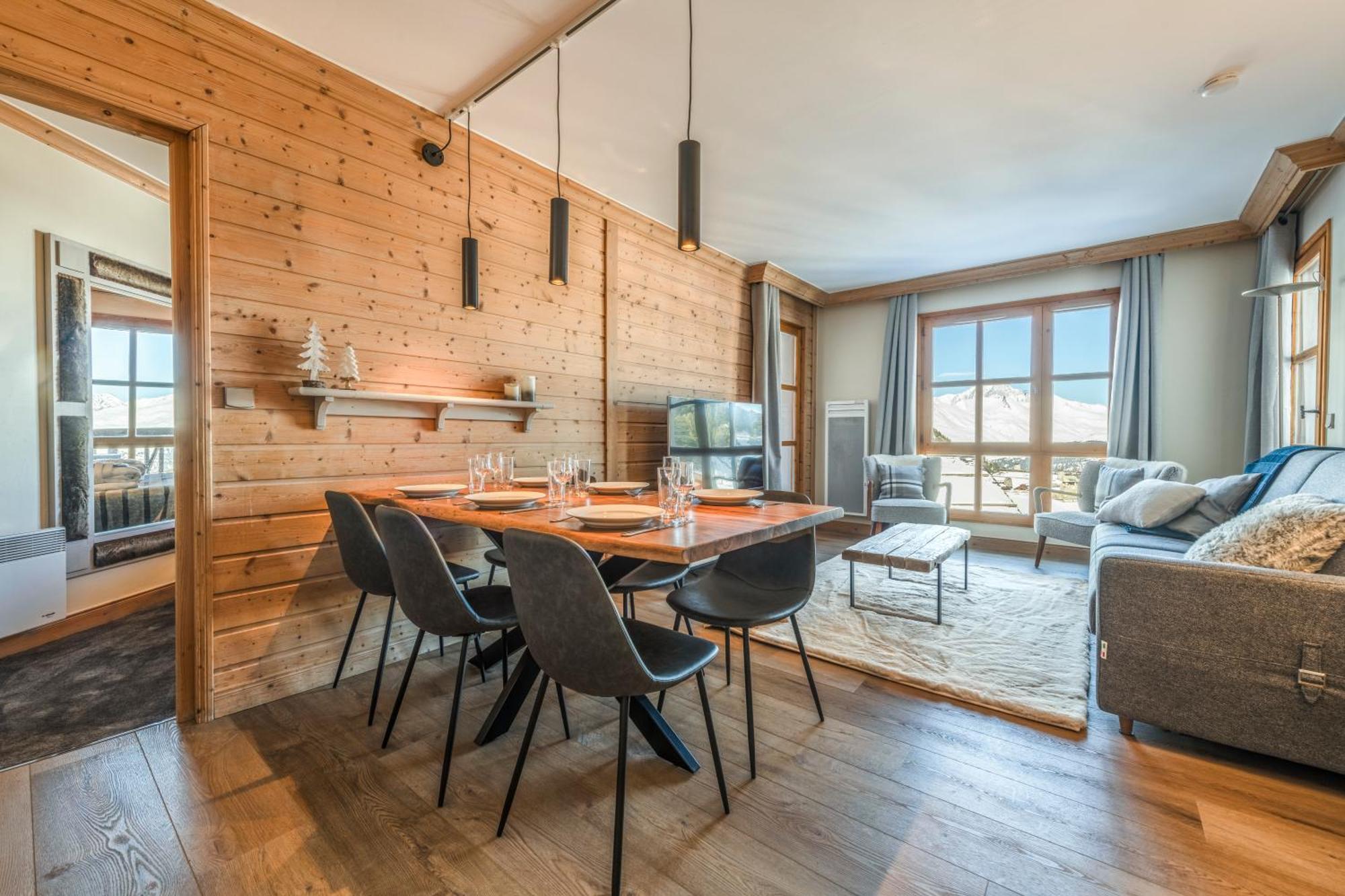 Appt Renove, 6 Personnes Arc 1950 Vue Exceptionnelle Montblanc, Sauna, Hammam, Piscine Int Et Ext Les Arcs  Экстерьер фото